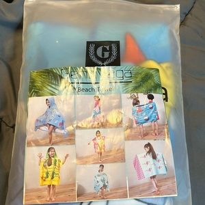 Hooded beach towel